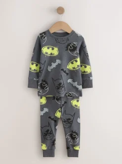 Pyjama's|Nachtkleding En Pyjama's|Next Zwart met Batman - Gelicentieerde knusse pyjama's 2 pack (9mnd -10jr)