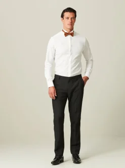 Smokings En Feestkleding|Next Zwart met bies - Tailored fit - Pantalon in smokingstijl