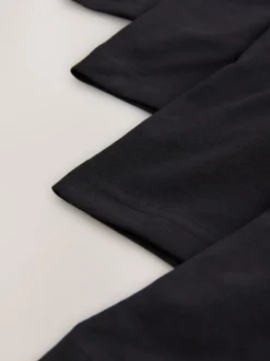 Ondergoed|Ondergoed|Next Zwart met blauwe/grijze tailleband - Signature Comfort Zachte Boxershorts
