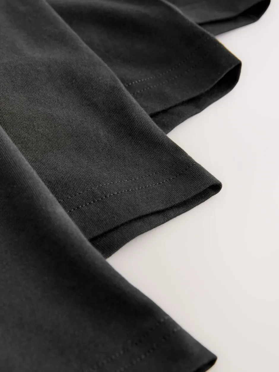 Ondergoed|Ondergoed*Next Zwart met gemêleerde tailleband - 5 Hipsterboxershorts