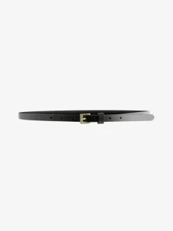 Ceintuurs*Next Zwart met goud - Smalle leren riem