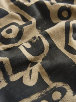 Tops|T-Shirts*Next - Short Sleeve All Over Graphic Print T-Shirts 3 Pack (3mths-7yrs) Zwart met graafmachine
