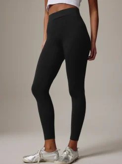 Sportkleding|Leggings En Joggingbroeken*Next Zwart met hoge taille - - Onverkorte legging