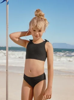 Badkleding|Next - Bikini (3-16 jr) Zwart met kreuk
