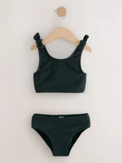 Badkleding|Next - Bikini (3-16 jr) Zwart met kreuk