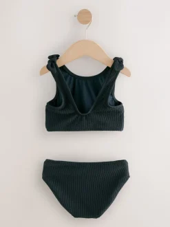 Badkleding|Next - Bikini (3-16 jr) Zwart met kreuk