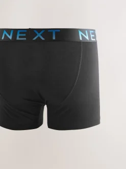 Ondergoed|Ondergoed*Next Zwart met ombré tailleband - Boxershorts van katoenrijk materiaal met A-voorkant