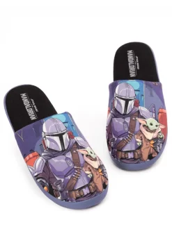 Pantoffels|Vanilla Underground Zwart met sterrenprint - Mr Men Mr Lazy pantoffels