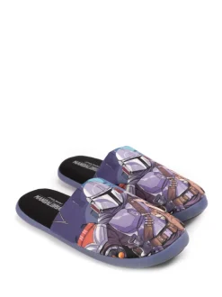 Pantoffels|Vanilla Underground Zwart met sterrenprint - Mr Men Mr Lazy pantoffels