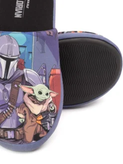 Pantoffels|Vanilla Underground Zwart met sterrenprint - Mr Men Mr Lazy pantoffels