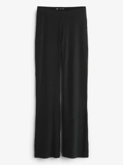 Leggings En Joggingbroeken*Next - - Onverkorte legging Zwart met uilopende pijpen