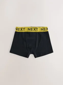 Multipacks|Ondergoed|Next Zwart met Varsity tailleband - Verpakking van 10 trunks (1,5-16jr)