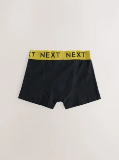 Multipacks|Ondergoed|Next Zwart met Varsity tailleband - Verpakking van 10 trunks (1,5-16jr)