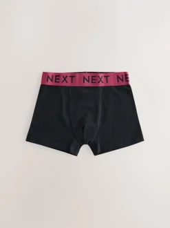 Multipacks|Ondergoed|Next Zwart met Varsity tailleband - Verpakking van 10 trunks (1,5-16jr)