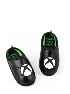 Pantoffels*Vanilla Underground Zwart met Xbox - winterpantoffels