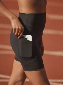 Shorts*Next - Sports Dry Tech buikcorrigerende shorts Zwart met zakken