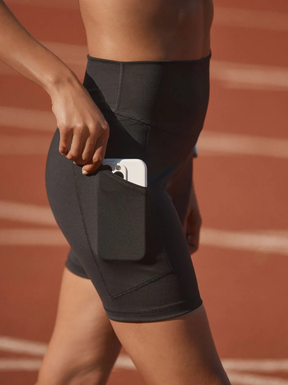 Shorts*Next - Sports Dry Tech buikcorrigerende shorts Zwart met zakken