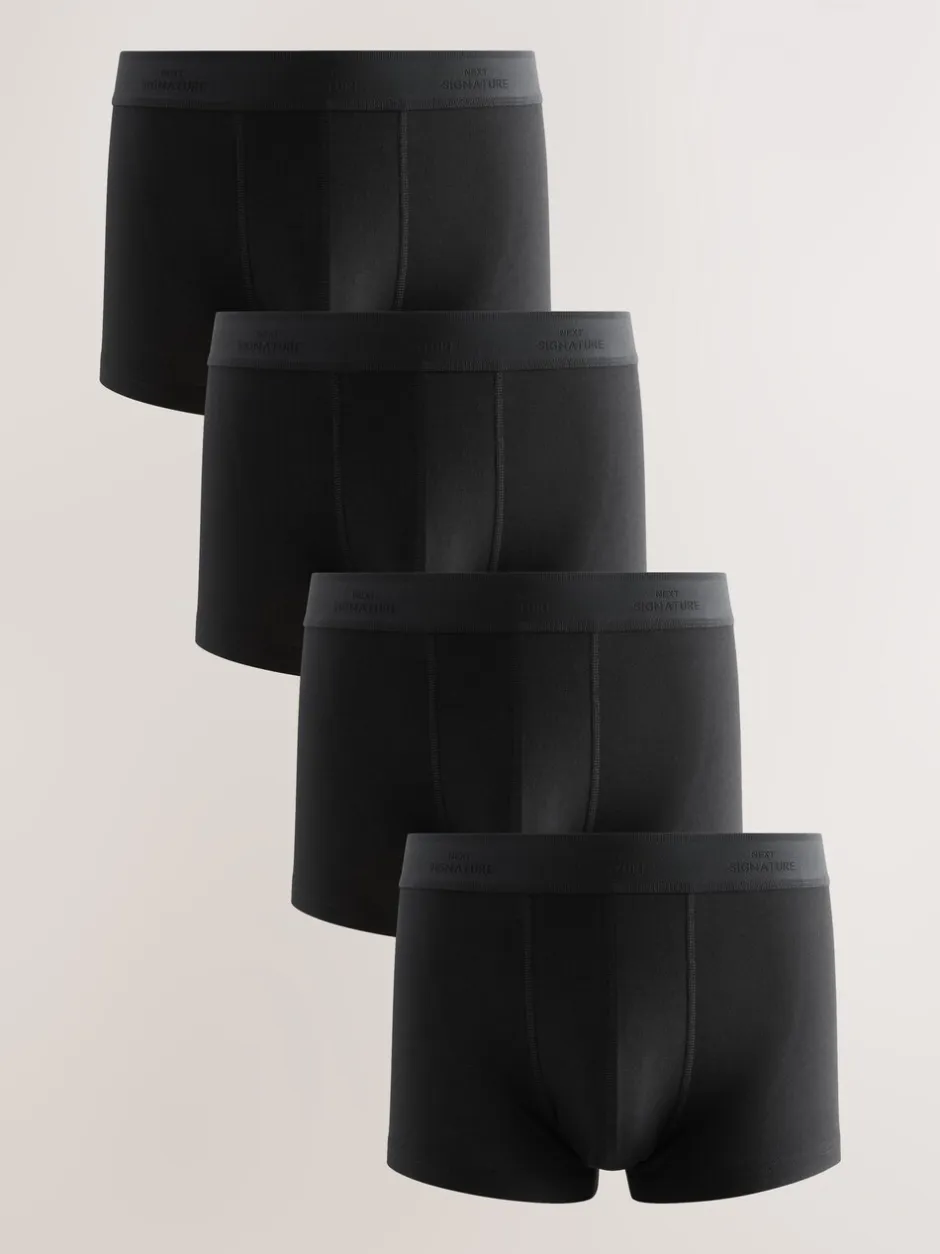 Ondergoed|Ondergoed|Next - Motionflex Signature hipster boxers Zwart Modal