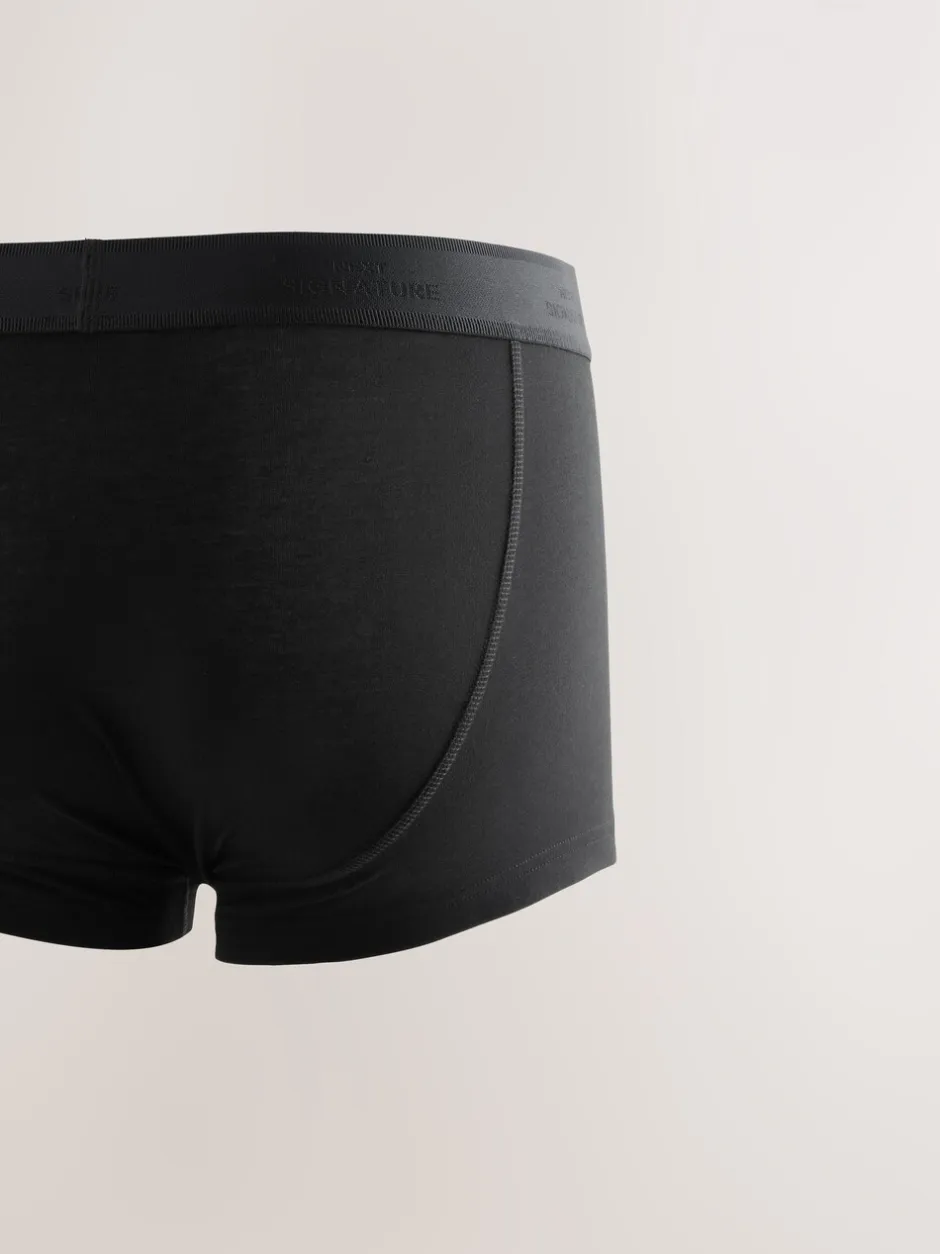 Ondergoed|Ondergoed|Next - Motionflex Signature hipster boxers Zwart Modal