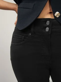 Jeans|Next - Figuurvormende slim jeans Zwart net