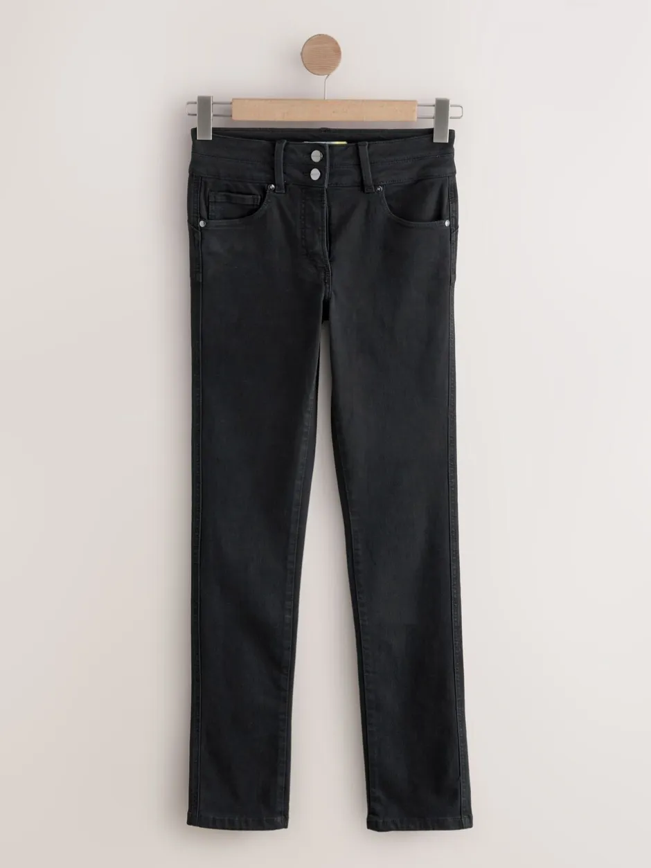 Jeans|Next - Figuurvormende slim jeans Zwart net