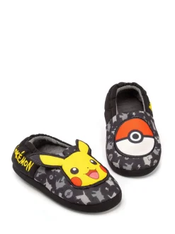 Pantoffels*Vanilla Underground Zwart Pokemon - winterpantoffels