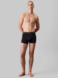 Ondergoed|Ondergoed*Calvin Klein Zwart tonaal - Verpakking van 3 - Icon Cotton Stretch Boxer Trunks 5 Pack