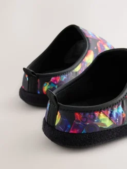 Nachtkleding En Pyjama's|Pantoffels|Next Zwart veelkleurige Gamer - Warme gevoerde pantoffelmuiltjes