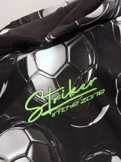 Sweaters En Hoody´S|Next Zwart voetbalprint - Grafische print hoodie voor oudere jongens (3-16jaar)