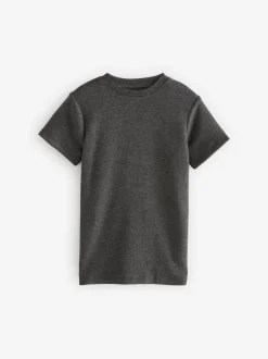 Ondergoed|Nachtkleding En Pyjama's*Next - Set van 2 thermische T-shirts met korte mouwen (2-16jr) Zwart/antraciet