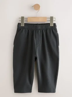 Multipacks|Jeans En Joggingbroeken|Next Zwart/antraciet - Wide Leg Jersey Joggers (3mths-7yrs)