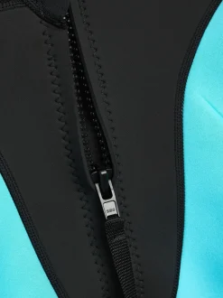 Badkleding|Next - Wetsuit (1 - 16 jr) Zwart/blauw met lange mouw
