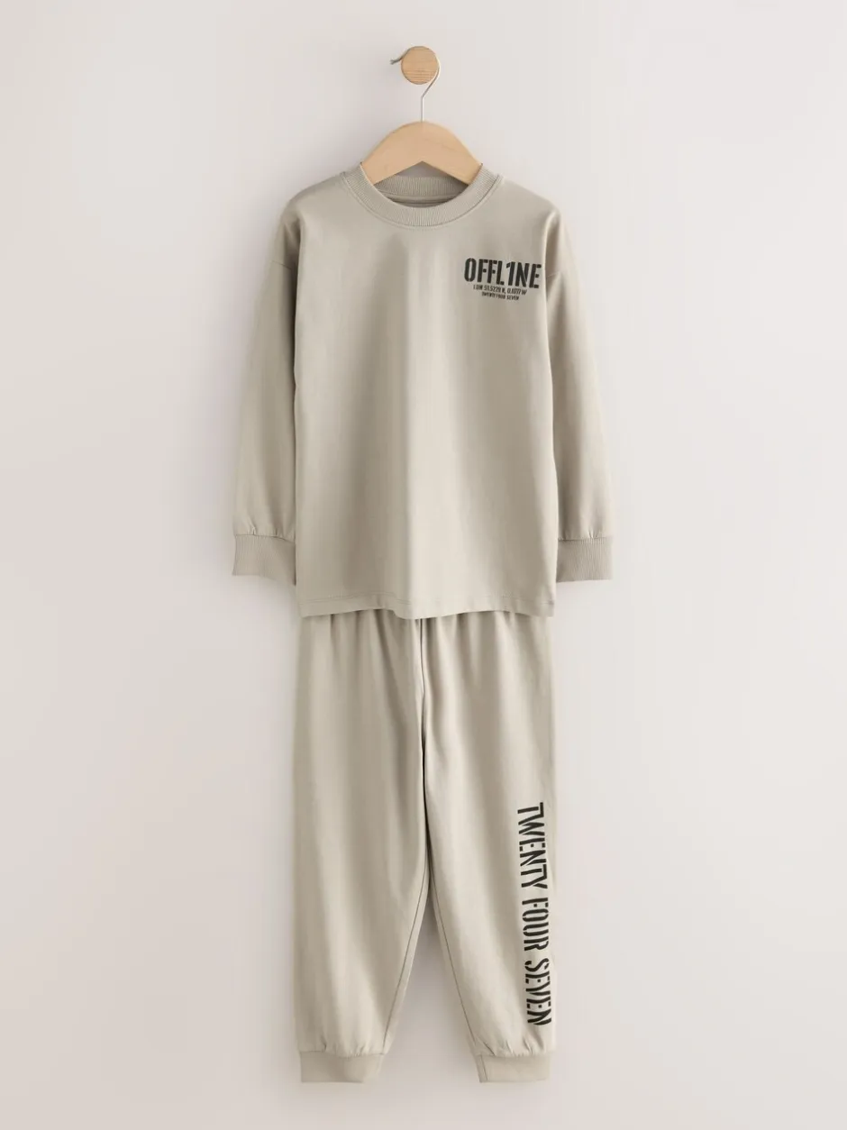 Pyjama's|Nachtkleding En Pyjama's|Next Zwart/bruin - Pyjama met korte pijpen 3 stuks (3-16jaar) (3-16jaar)