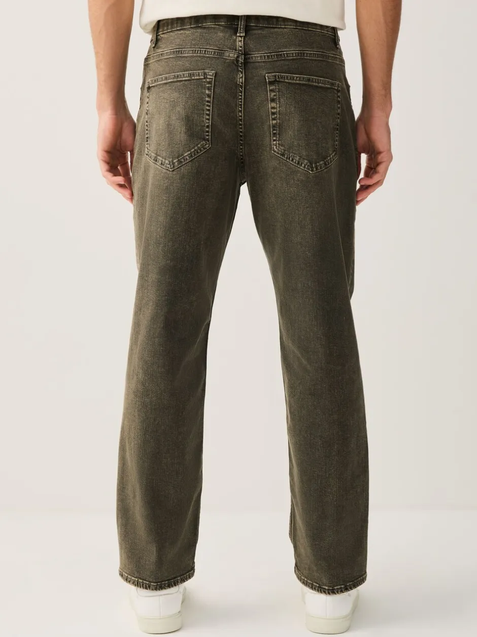 Jeans|Next Zwart/bruin - Rechte, klassieke jeans met stretch