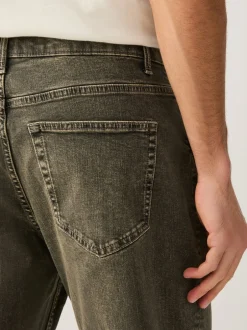 Jeans|Next Zwart/bruin - Rechte, klassieke jeans met stretch