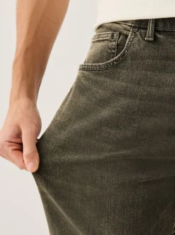 Jeans|Next Zwart/bruin - Rechte, klassieke jeans met stretch