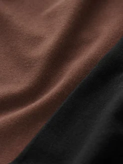 Leggings En Joggingbroeken|Next - Set van 2 lange leggings Zwart/bruin