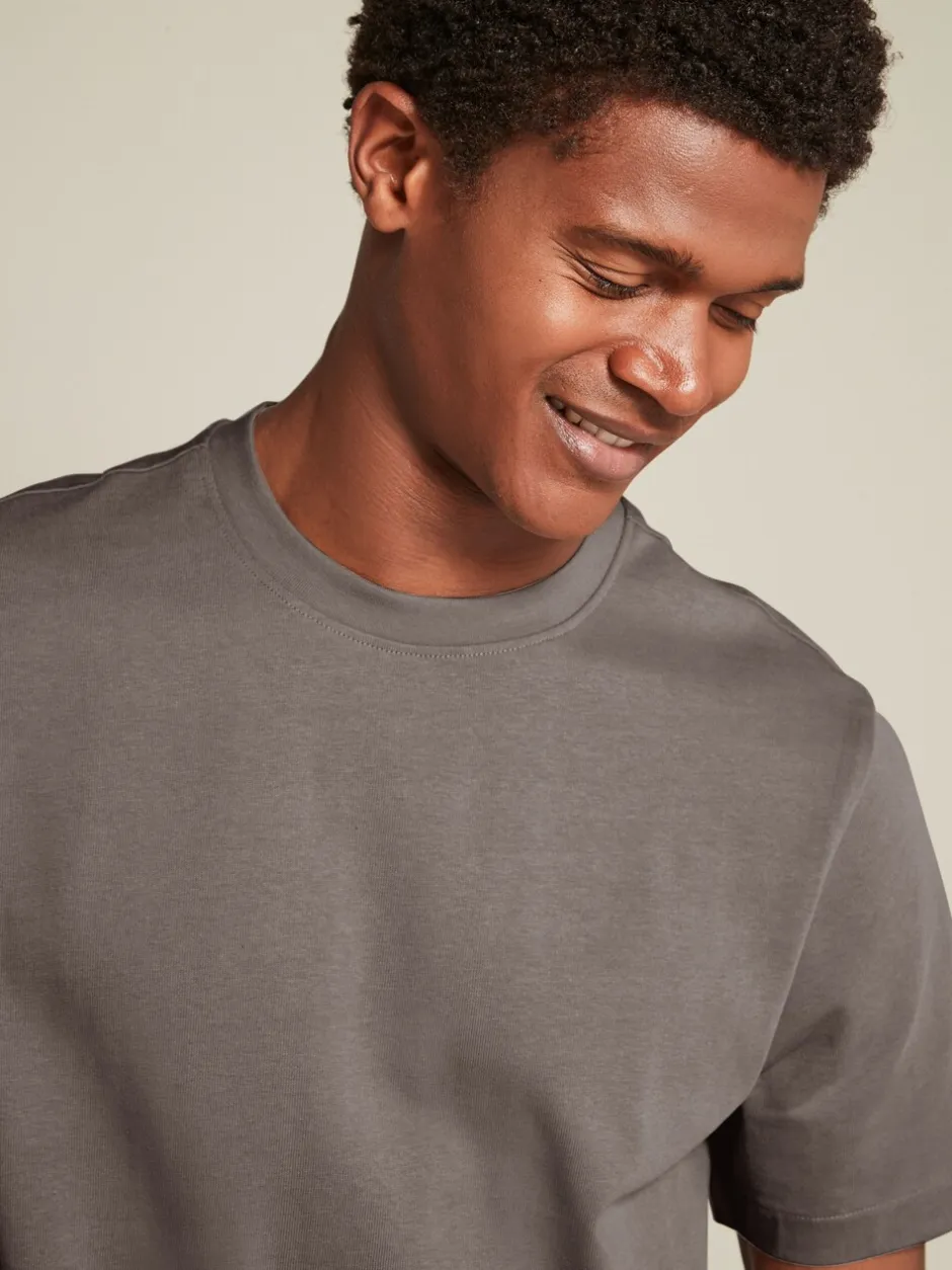 T-Shirts En Hemden*Next Zwart/Bruin/Licht Naturel - Relaxed fit - Verpakking van 3 T-shirts van zware stof