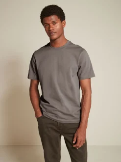 T-Shirts En Hemden*Next Zwart/Bruin/Licht Naturel - Relaxed fit - Verpakking van 3 T-shirts van zware stof