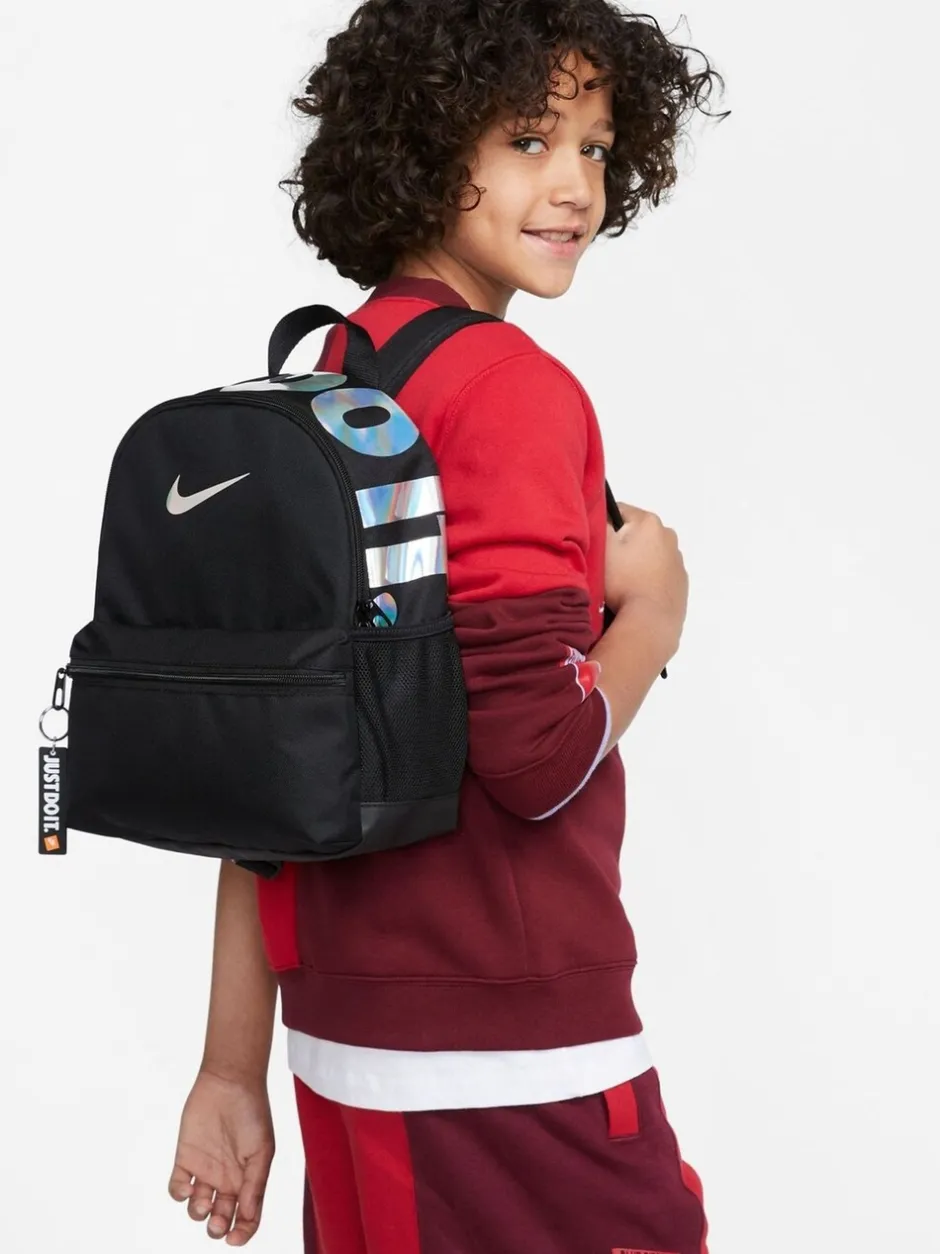 Tassen|Tassen|Nike - Brasilia JDI minirugzak voor kinderen Zwart/chroom