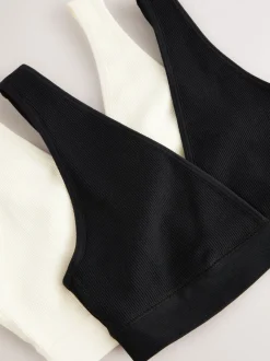 Beha's*Next Zwart/crèmekleurig - Seamless Non Wire Nursing Ultimate Comfort Bras 2 Pack