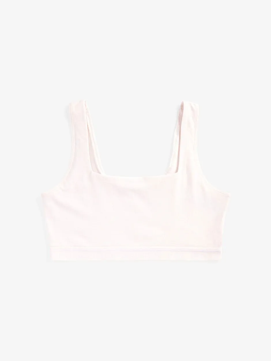 Beha's*Next - Gewatteerde cropped tops met ultiem comfort Zwart/crème/praline huidskleur