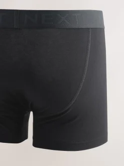 Ondergoed|Ondergoed*Next Zwarte neutrale tailleband - Standaard - 10 Boxershorts zonder plooi
