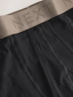 Ondergoed|Ondergoed*Next Zwarte neutrale tailleband - Standaard - 10 Boxershorts zonder plooi