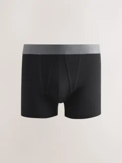 Ondergoed|Ondergoed*Next Zwarte neutrale tailleband - Standaard - 10 Boxershorts zonder plooi