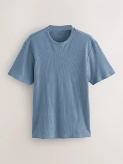 Pyjama's*Next - Textured Cosy Motionflex Cuffed Pyjamas Set Zwarte ruit
