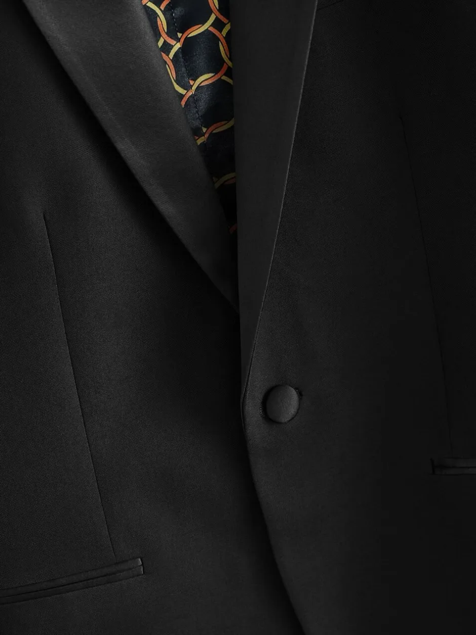 Smokings En Feestkleding|Blazers En Business-Jasjes*Next - Slim Fit - Smoking: colbert Zwarte sjaalkraag