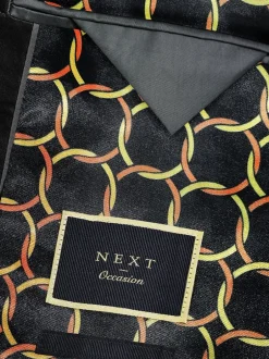 Smokings En Feestkleding|Blazers En Business-Jasjes*Next - Slim Fit - Smoking: colbert Zwarte sjaalkraag