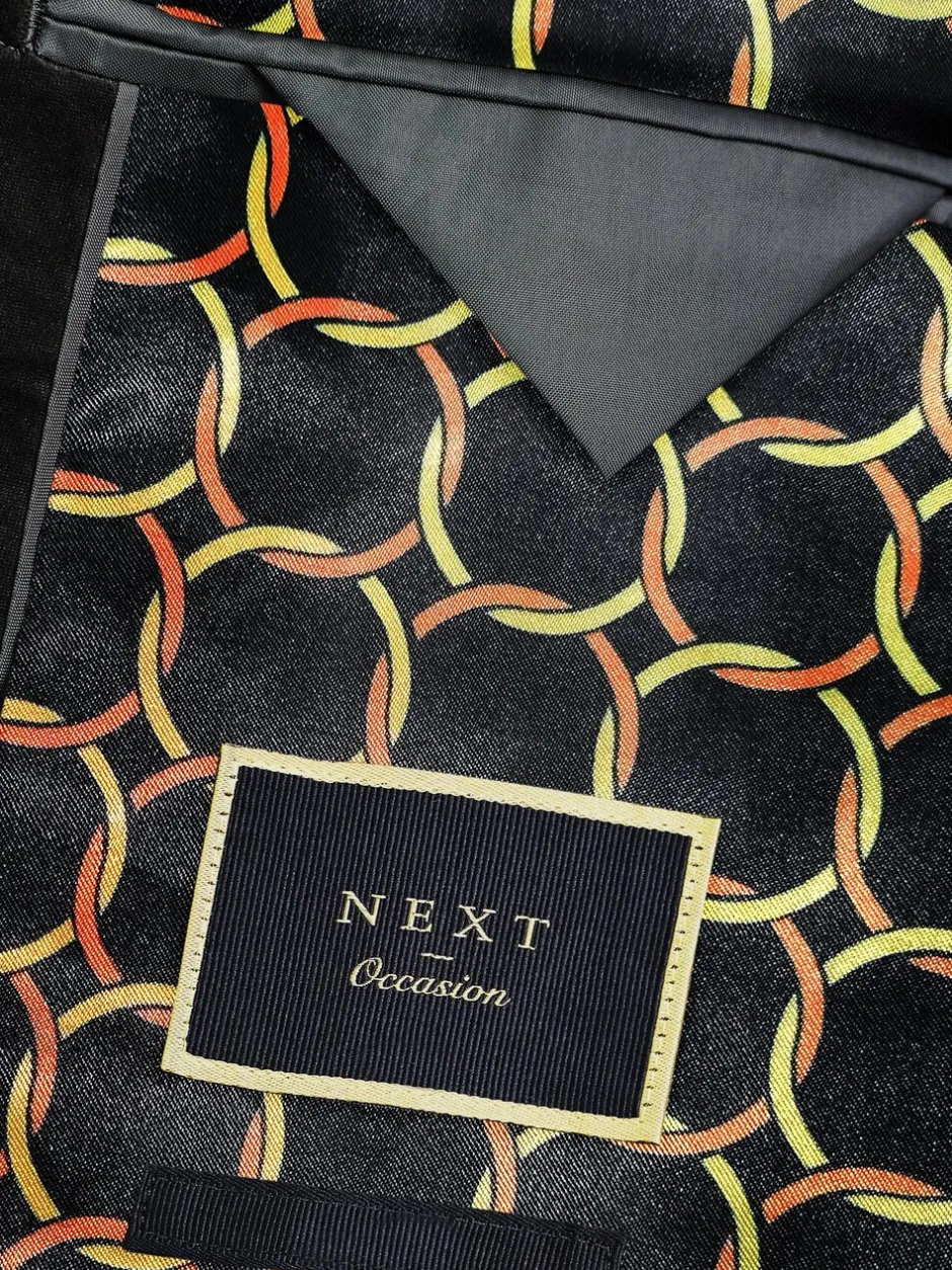 Smokings En Feestkleding|Blazers En Business-Jasjes*Next - Slim Fit - Smoking: colbert Zwarte sjaalkraag