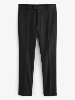 Smokings En Feestkleding|Next - Slim Fit - Pantalon in smokingstijl Zwarte tape met details